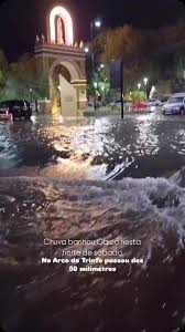 Muita chuva na noite deste sábado em Caicó/RN, Vídeo: @alexalexandrecaico