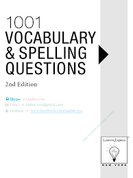 Other readers will always be interested in your opinion of the books you've read. 1001 Vocabulary Synonyms Antonyms Spelling Questions Sat Test Assessment