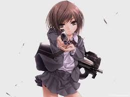 Anime girls with guns, best moments.my 2020 spring anime recommendations to watch.kami no. 47 Anime Gun Wallpaper On Wallpapersafari