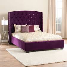 Purple Beds Purple Upholstered Bed Diva Queen Bed Jerome 039 S Purple Bed Frame Purple Bedding Traditional Bedroom Furniture