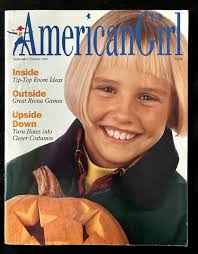 AMERICAN GIRL MAGAZINE Sept/Oct 1998 uncut paper doll synneva  hagen-lillevik $29.99