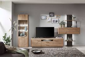Ideal Mobel Wohnwand Austin 57 Taupe Grau Artisan Eiche Mobel Letz Ihr Online Shop
