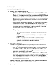 Urutan Pendaftaran Ppds