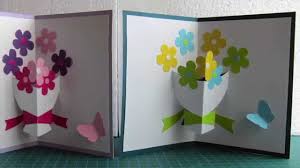 ♥ une belle carte pour la fête des mères… pour cette journée qui t'est dédiée, je t'envoie de tendres câlins et de doux baisers, avec cette belle carte. Comment Creer Une Carte Pop Up Bouquet De Fleurs Pour La Fete Des Meres Youtube