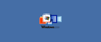 Windows logo, blue, dark, windows 10, pink. Windows 2000 Wallpapers Top Free Windows 2000 Backgrounds Wallpaperaccess