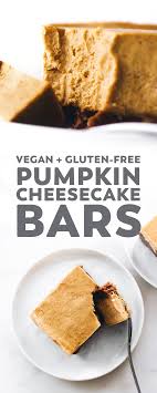 No Bake Medjool Date Pumpkin Cheesecake Bars Vegan Paleo Recipe Pumpkin Cheesecake Bars Vegan Pumpkin Pumpkin Cheesecake