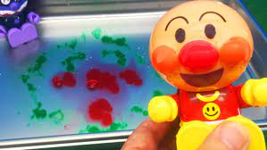 アンパンマン おもちゃアニメ 水遊び 不思議な水でお絵かきしよう anpanman minitoys stopmotion drawing with wondering water アンパンマン おもちゃ アンパンマン お絵かき