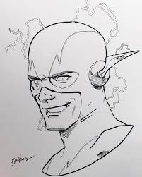 From there on, you can now add some muscles and face to your character. Flash By Brad Walker Flash Ozcomicconsydney Dc Dccomics Comics Comicbooks Superheroes Bradwalker Drawings Comic Art Wally West