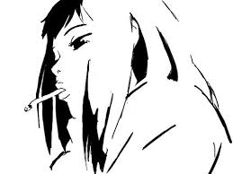 Black And White Stencil Pin By Nova Leo On Comics Cartoons Draw7 White Art Black White Art Art