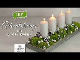 Adventsgestecke selber basteln 4 ideen und. Diy Langlicher Adventskranz Mit Moos Kugeln How To Deko Kitchen Youtube Deko Weihnachten Advent Deko Weihnachten Adventskranz Deko Weihnachten