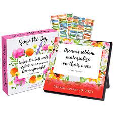 A plethora of free organizational printables for the home. Buy Seize The Day 2020 Calendar Box Edition Bundle Deluxe 2020 Inspirational Quotes 365 Daily Pages Box Calendar With Over 100 Calendar Stickers Online In Italy B0821qgvyw