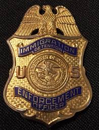 Enforcement Officer Immigration Detention Department Of Justice Balfour Police Badge Law Enforcement Badges Law Enforcement