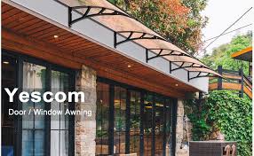 When placed outside your windows, they add an extra barrier, keeping you comfortable. Amazon Com Yescom 40 X40 Outdoor Awning Patio Door Window Cover Uv Protection Hollow Sheet 2 Pack Home Improvement