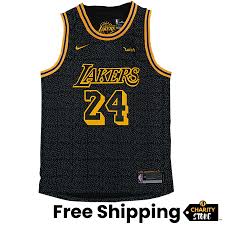 The lakers wore the black mamba city edition jerseys for eight games that season. Kobe Bryant Jersey City Edition Black Los Angeles Lakers 40 Charityshop