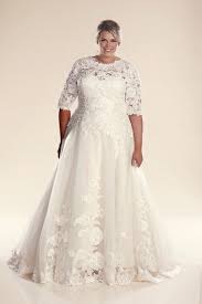 Wedding Dress With Sleeves Paris Plus Size Bridal Gowns Leah S Designs Plus Size Wedding Dresses With Sleeves Simple Wedding Gowns Wedding Dresses Plus Size