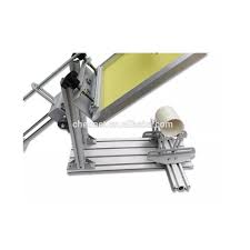 3 the height is adjust by know which is more conveniently Printing Graphic Arts Manual Cylinder Screen Printing Machine For Pen Mug Bottle With 6 Squeegee Screen Specialty Printing