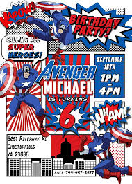 captain america invitation avengers invitation captain america birthday party captain america birthday captain america birthday party captain america party