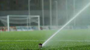 Properly water your lawn at the appropriate times to keep it healthy and looking attractive. Night Shot Of Soccer Or Stock Footage Video 100 Royalty Free 1010944661 Shutterstock