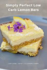 12 Extraordinary Diabetes Breakfast Peanut Butter Ideas Low Carb Lemon Bars Low Carb Baking Low Carb Desserts