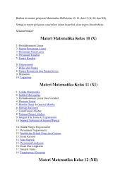 We did not find results for: Berikut Ini Materi Pelajaran Matematika Sma Kelas 10