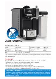 Some of them might even stop running until you activate their cleaning cycle. User Manual Coffee Machines Manualzz