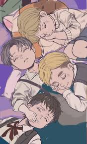 levi erwin mike nile kids snk awwww kawaii attack on titan anime attack on titan art attack on titan