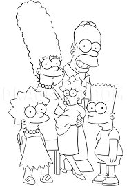 How To Draw The Simpsons, Step By Step, Drawing Guide, By Dawn - Dragoart