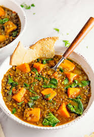 Moroccan Sweet Potato Lentil Stew Monkey And Me Kitchen Adventures Recipe Whole Food Recipes Sweet Potato Lentil Healthy Recipes