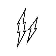 This is actually very simple and we get a pretty cool graphic!you can download the file at. Lightning Bolt Outline 4 Colors Tomfoolery Photobooth