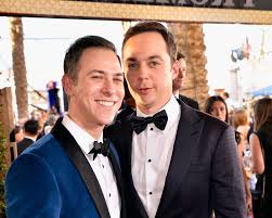 Jim Parsons Wedding Photos Are Insanely Cute See More Here Jim Parsons Celebrity Couples Cutest Couple Ever