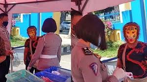 Gambar pola dapat di download di ( canon creative park. Video Viral Emak Emak Pake Topeng Harimau Cegah Corona Curi Perhatian Polisi Tribun Manado