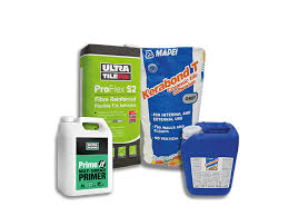 Over existing and/or structural movement joints b. Tile Adhesives Wundatrade