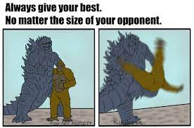 Godzilla y kong, dos de las fuerzas más poderosas de un planeta habitado por todo tipo de aterradoras criaturas, se enfrentan en un espectacular combate que sacude los cimientos de la humanidad. Procrastination Godzilla Vs Kong 2021