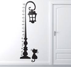 Lamp Post Height Chart Sticker