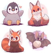 Drawing Animals Illustration Kawaii 28 Ideas Cute Animal Drawings Cute Kawaii Drawings Animal Drawings