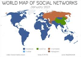 Our best social media strategies in china. World Map Of Social Networks