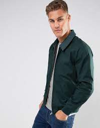 Get This Asos S Knit Jacket Now Click For More Details Worldwide Shipping Asos Harrington Jacket In Mens Spring Jackets Asos Menswear Green Leather Jackets