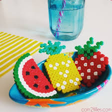Apprenez à repasser des perles à repasser pour que les motifs ne se défassent pas et tiennent bien! Diy Enfant Un Porte Cle En Perle Hama