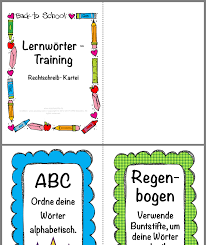 Lernwortertraining Lernen Deutsch Unterricht Deutsch Als Zweitsprache