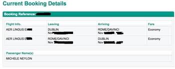 Aer Lingus Site Annoyances
