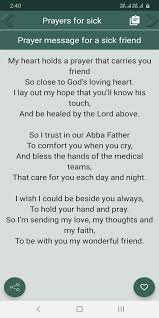 You are the only source of health and healing. Prayers For Sick For Android Apk Download