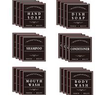 Amazon.com: Amzlabel Waterproof Labels for Shower Bottles ...