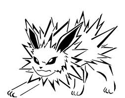 #flareon #coloring #sheet pokemon coloring pages for children. Jolteon Sharp Fur Coloring Page Kids Play Color