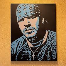 Blue Cat Painting Handmade Paintings