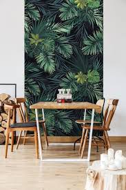 Monster Leaves Removable Wallpaper Wallpaper Self Adhesive Wallpaper Wall Mural Removable Wallpaper Monster 123 Room Wallpaper Designs Dining Room Wallpaper Interior Wallpaper