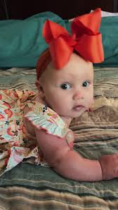 Bows for days 💕 #mamaof3 #babygirl