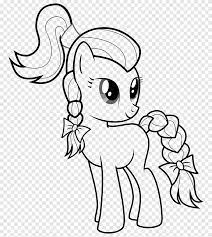 Sketsa gambar my little pony manusia. Black And White Applejack My Little Pony Png Images Pngegg