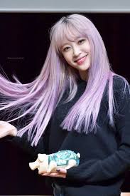 Pin By Natha Tnp On Idols Ahn Hani Korean Beauty Purple Hair