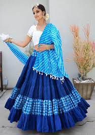 The Princes Dancing Gopi Skirt Outfit Cotton Long Dress Dresses Navratri Dress