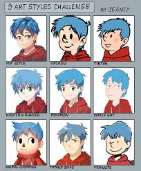 9 Art Style Challenge By Wallach1 On Deviantart Art Style Challenge Style Challenge Link Fan Art